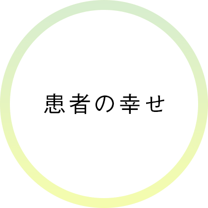 患者の幸せ